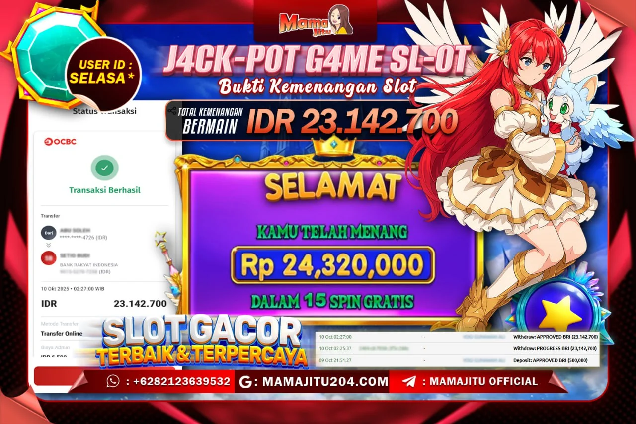 MAMAJITU JACKPOT SLOT STARLIGHT PRINCESS 1000 Rp. 23,142,700 LUNAS